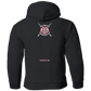 The GHOATS custom design #8. Eat. Sleep. Pool. Repeat. Pool / Billiards. Youth Pullover Hoodie