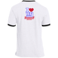 ArtichokeUSA Custom Design. I heart New York Giants. NY Giants Football Fan Art. Ringer Tee