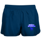 OPG Custom Design #3. Blue Tees Blues Brothers Fan Art. Ladies' Wayfarer Running Shorts