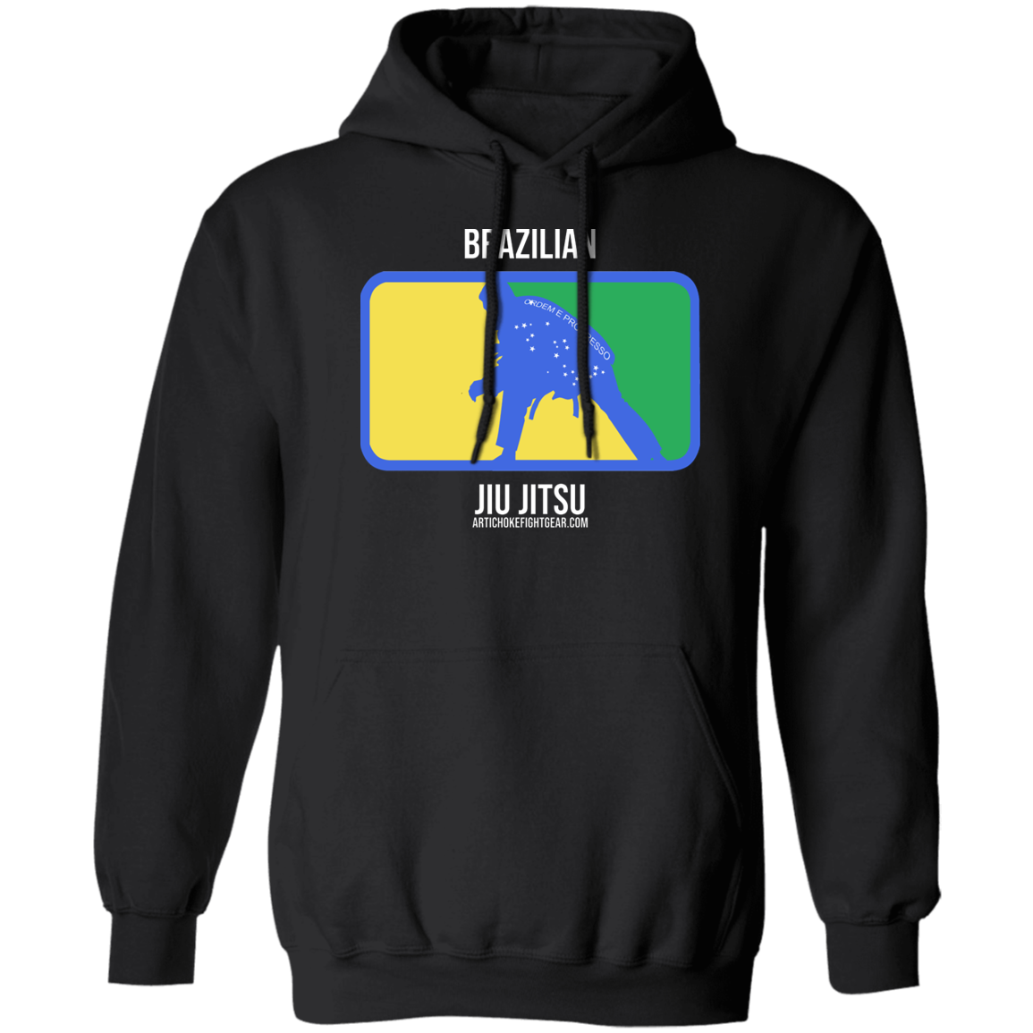 Artichoke Fight Gear Custom Design #13. BJJ, The New National Pastime. 50/50 Blend Pullover Hoodie