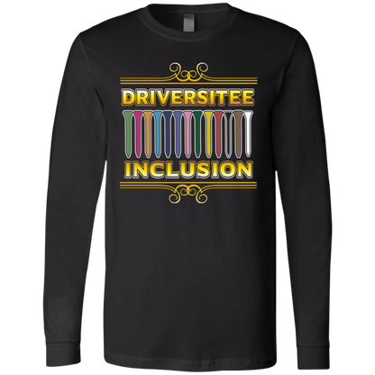 OPG Custom Design #6. Driveristee & Inclusion. Jersey Long Sleeve T-Shirt