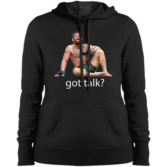 Artichoke Fight Gear Custom Design #12. Got Talk? MMA. Ladies' Ultra Soft Hoodie