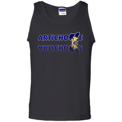 ZZ#20 ArtichokeUSA Characters and Fonts. "Clem" Let’s Create Your Own Design Today. Men's 100% Cotton Tank Top