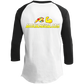 ArtichokeUSA Custom Design. Art Strong. Men's 3/4 Raglan Sleeve Shirt