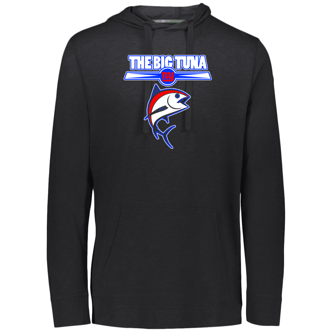 ArtichokeUSA Custom Design. The Big Tuna. Bill Parcell Tribute. NY Giants Fan Art. Eco Triblend T-Shirt Hoodie