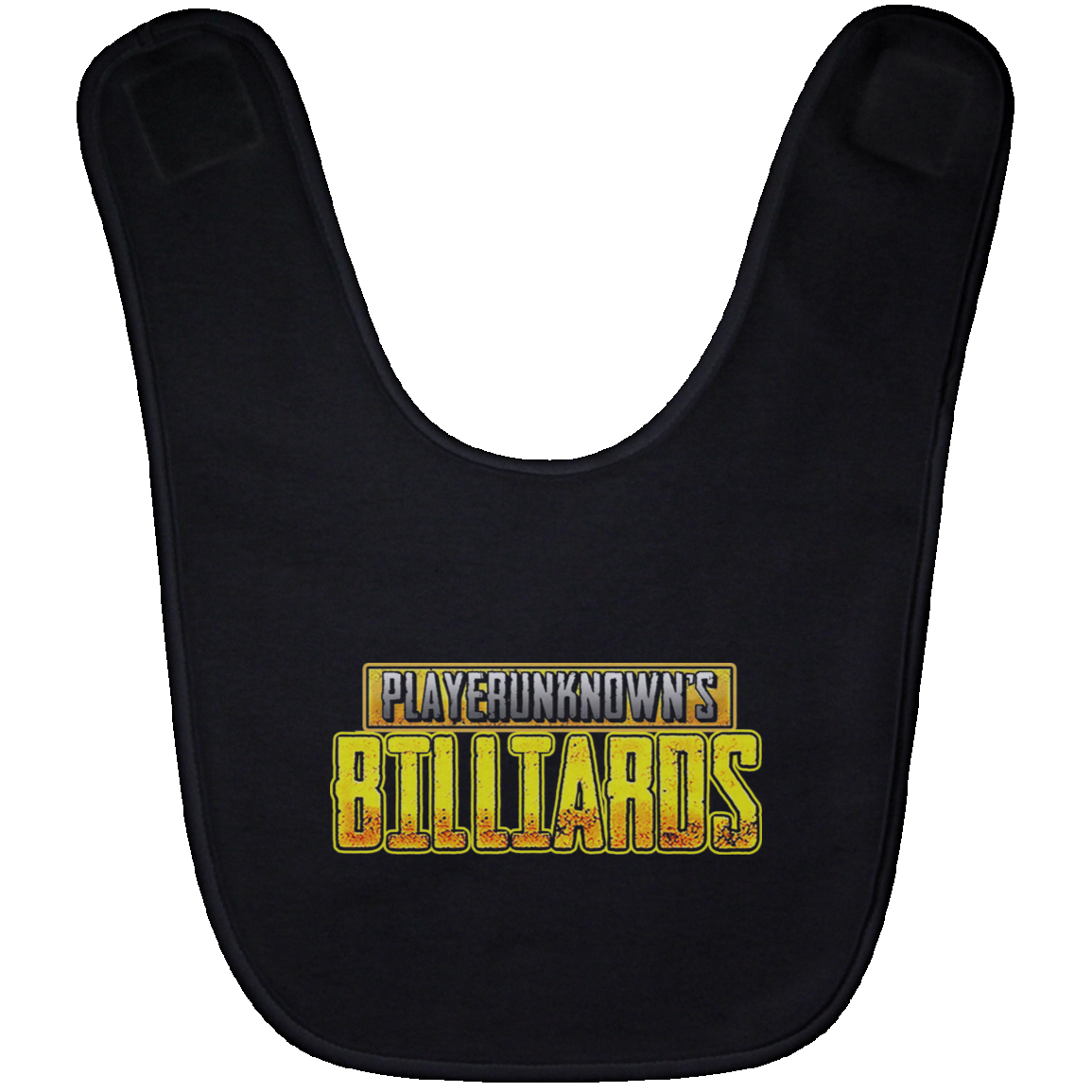 The GHOATS Custom Design. #27 PlayerUnknown's Billiards. PUBG Parody. Baby Bib