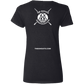 The GHOATS Custom Design #17. Inches From Greatness. Ladies' Basic V-Neck T-Shirt