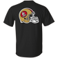 ArtichokeUSA Custom Design #50. 9ers Love. SF 49ers Fan Art. Let's Make Your Own Custom Team Shirt. Basic 100% Cotton T-Shirt