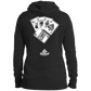 ArtichokeUSA Custom Design. Motorhead's Lemmy Kilmister's Favorite Video Poker Machine. Rock in Peace! Ladies' Pullover Hooded Sweatshirt