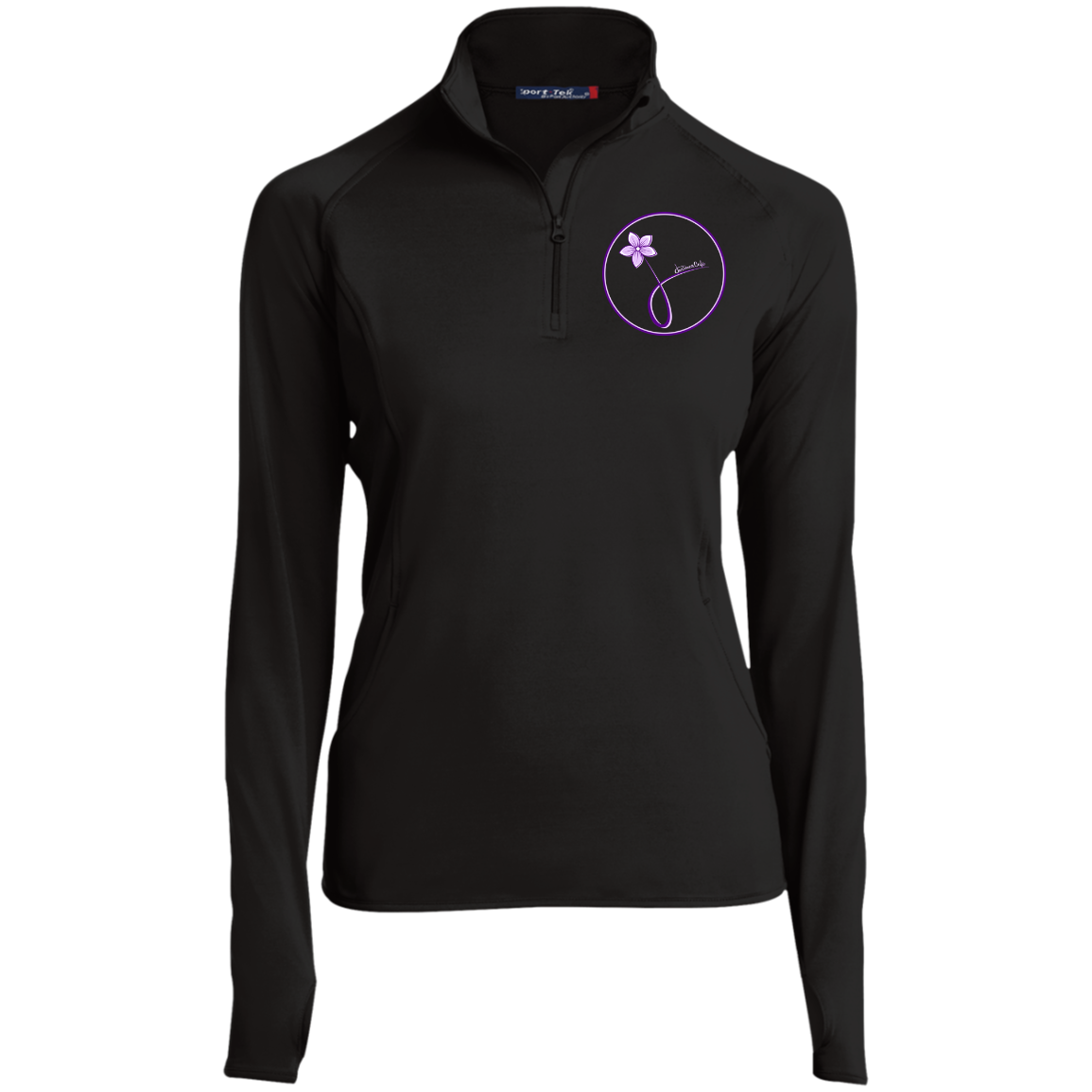 LST850 Embroidered Women's 1/2 Zip Performance Pullover