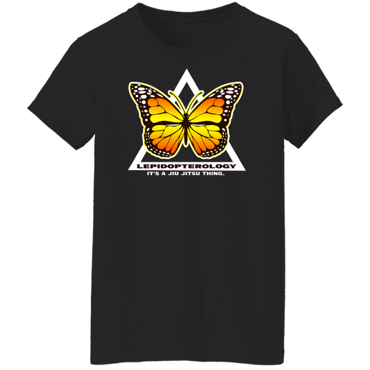 Artichoke Fight Gear Custom Design #6. Lepidopterology (Study of butterflies). Butterfly Guard. Ladies' 100% Pre-Shrunk Cotton T-Shirt