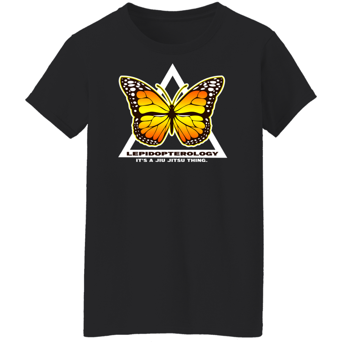 Artichoke Fight Gear Custom Design #6. Lepidopterology (Study of butterflies). Butterfly Guard. Ladies' 100% Pre-Shrunk Cotton T-Shirt