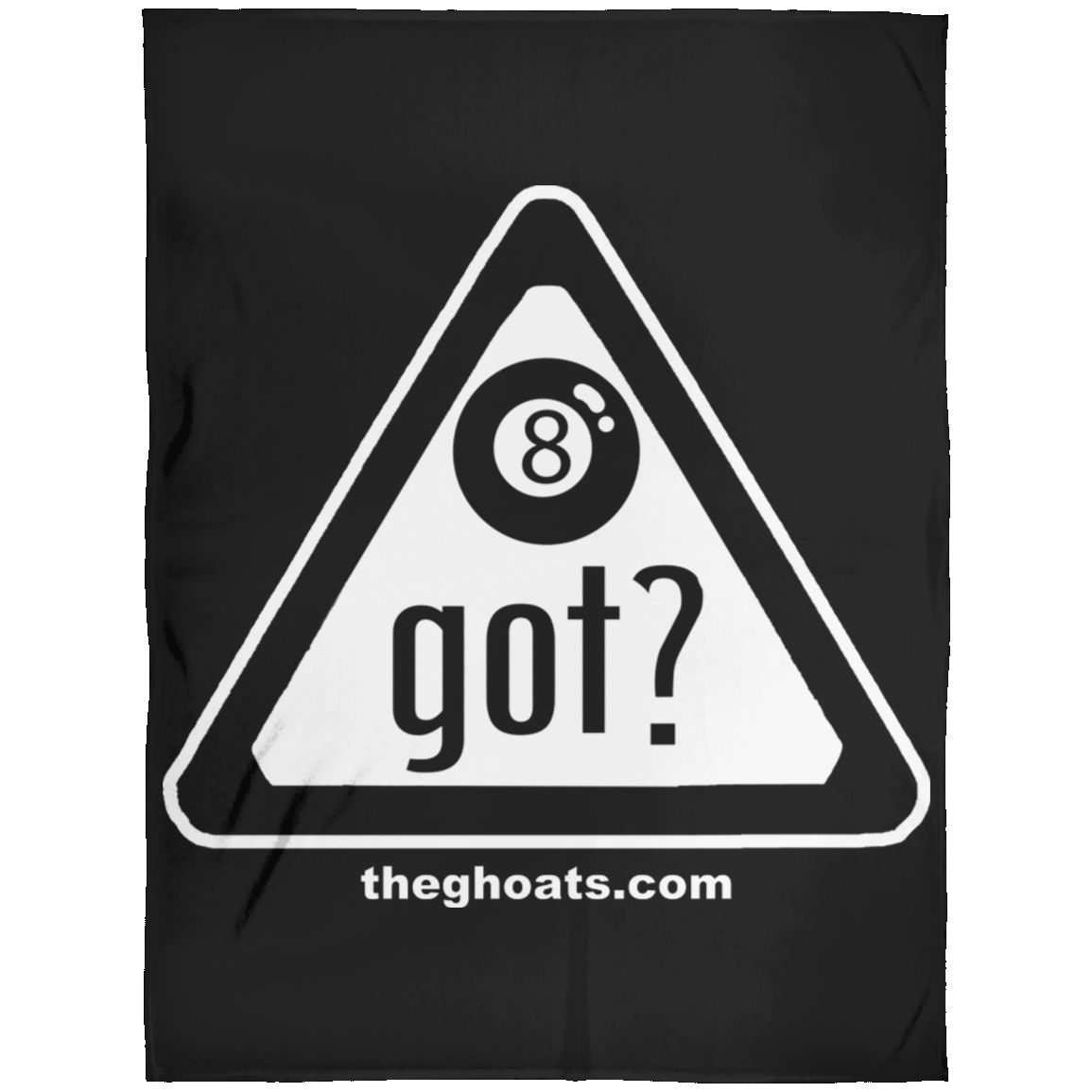 The GHOATS Custom Design. #40 Got Game? / Guess Not. Fleece Blanket 60x80