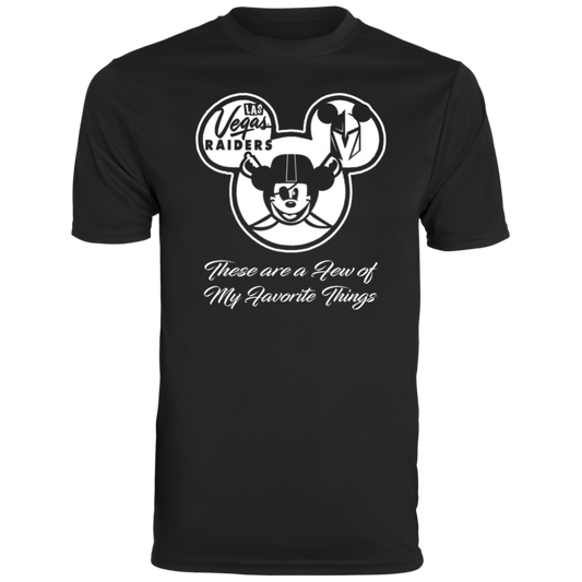 ArtichokeUSA Custom Design. Las Vegas Raiders & Mickey Mouse Mash Up. Fan Art. Parody. Men's Moisture-Wicking Tee