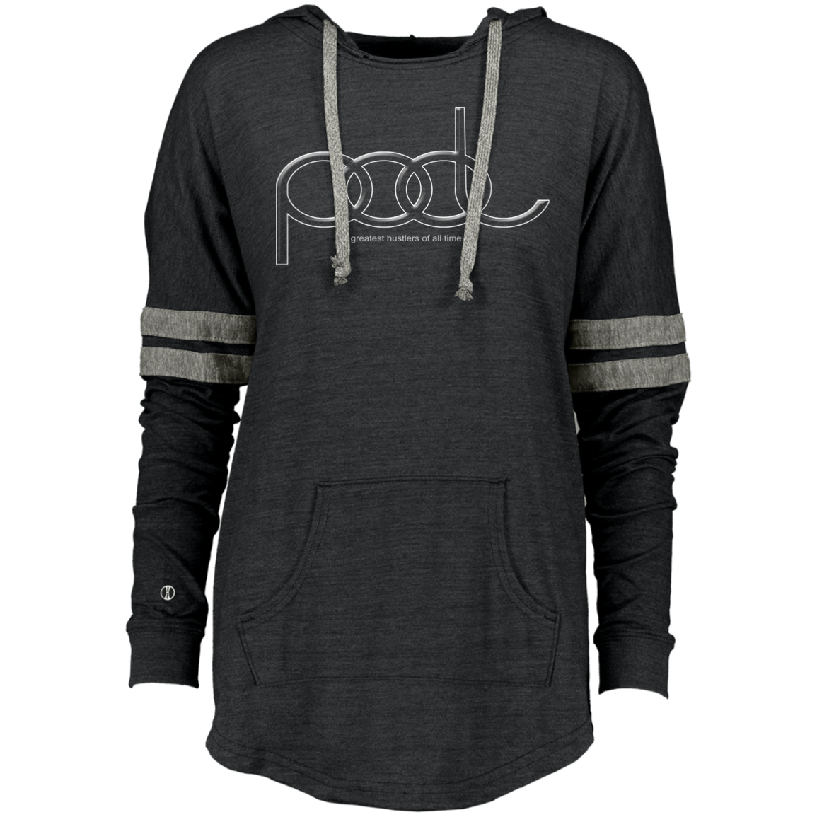 The GHOATS Custom Design. #3 POOL. APA Parody. Ladies Hooded Low Key Pullover