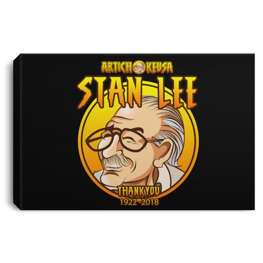 ArtichokeUSA Character and Font design. Stan Lee Thank You Fan Art. Let's Create Your Own Design Today. Landscape Canvas .75in Frame