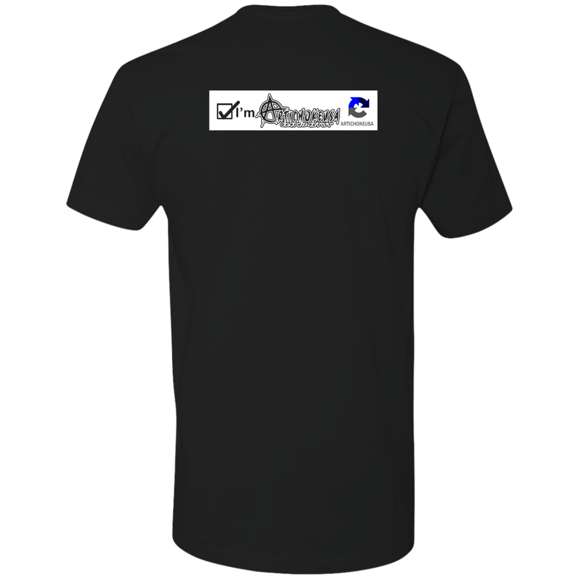 ArtichokeUSA Custom Design. I am a robot. Men's Premium Short Sleeve T-Shirt