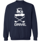 OPG Custom Design #8. Drive. Crewneck Pullover Sweatshirt
