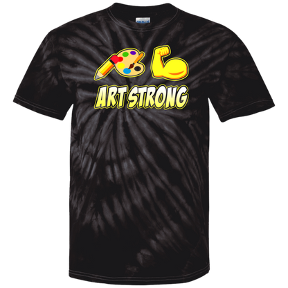 ArtichokeUSA Custom Design. Art Strong. Youth Tie Dye T-Shirt
