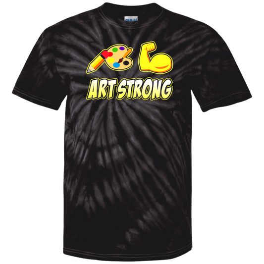 ArtichokeUSA Custom Design. Art Strong. Youth Tie Dye T-Shirt