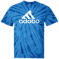 ArtichokeUSA Custom Design. Adobo. Adidas Parody. 100% Cotton Tie Dye T-Shirt