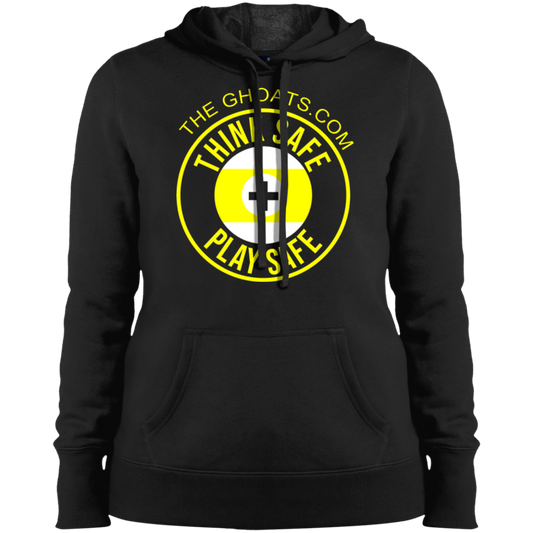 The GHOATS Custom Design. #31 Think Safe. Play Safe. Ladies' Pullover Hoodie