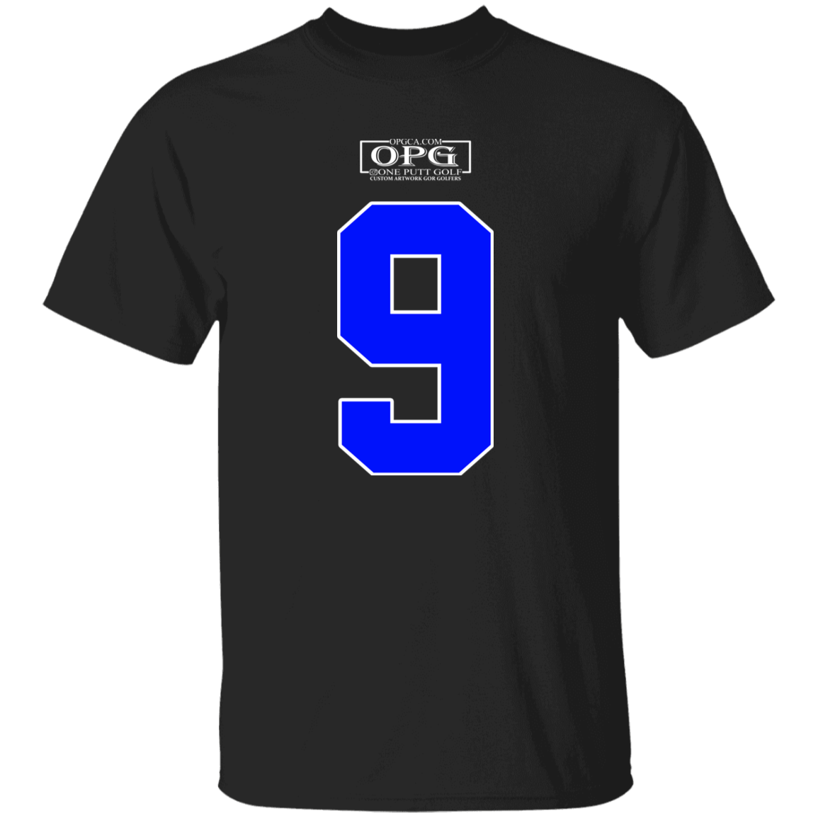 OPG Custom Design #17. Back 9. Youth 100% Cotton T-Shirt
