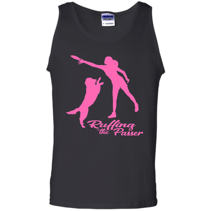 ArtichokeUSA Custom Design. Ruffing the Passer. Labrador Edition. Female Version. 100% Cotton Tank Top