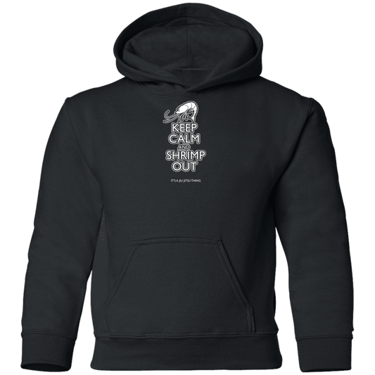 Artichoke Fight Gear Custom Design #6. KEEP CALM AND SHRIMP OUT. IT'S A JIU JITSU THING. Youth Hoodie