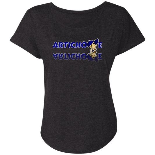 ZZ#20 ArtichokeUSA Characters and Fonts. "Clem" Let’s Create Your Own Design Today. Ladies' Triblend Dolman Sleeve