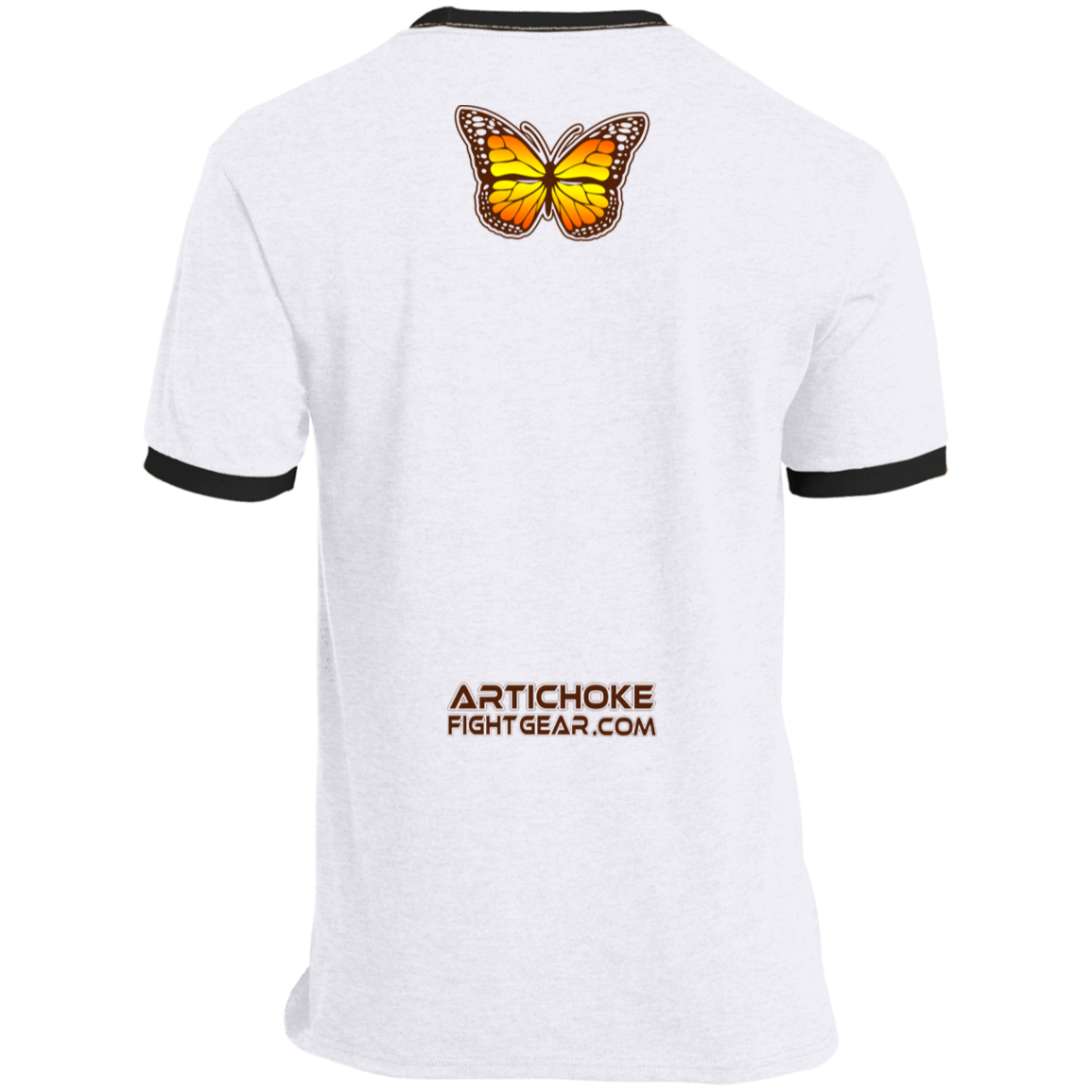 Artichoke Fight Gear Custom Design #6. Lepidopterology (Study of butterflies). Butterfly Guard. Ringer Tee