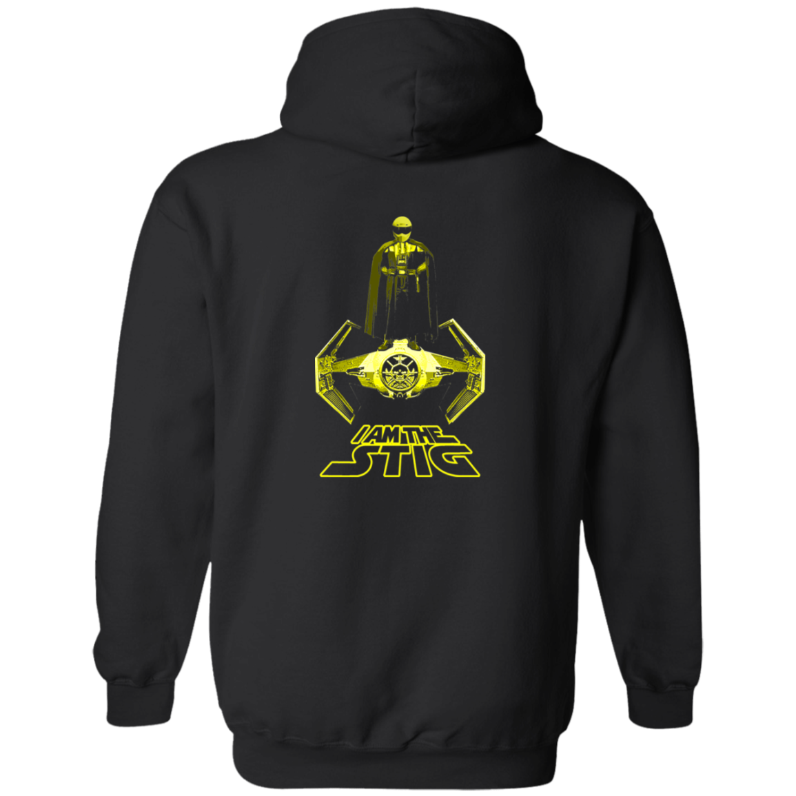 ArtichokeUSA Custom Design. I am the Stig. Vader/ The Stig Fan Art. Zip Up Hooded Sweatshirt