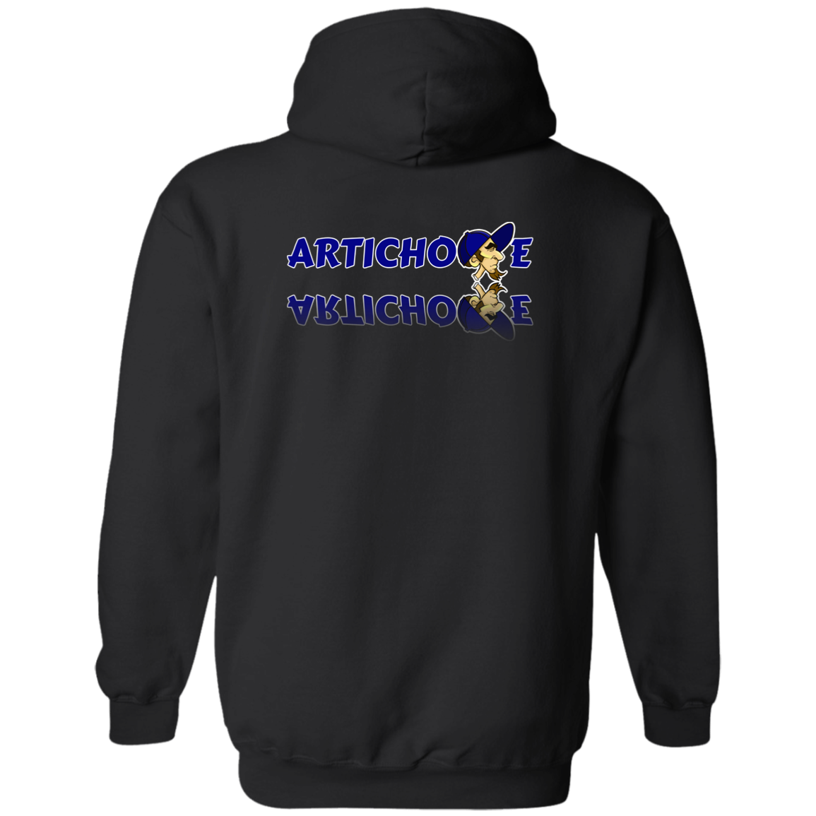 ZZ#20 ArtichokeUSA Characters and Fonts. "Clem" Let’s Create Your Own Design Today. Zip Up Hooded Sweatshirt