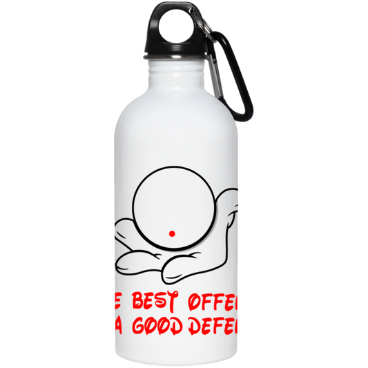 The GHOATS Custom Design. #5 The Best Offense is a Good Defense. 20 oz. Stainless Steel Water Bottle