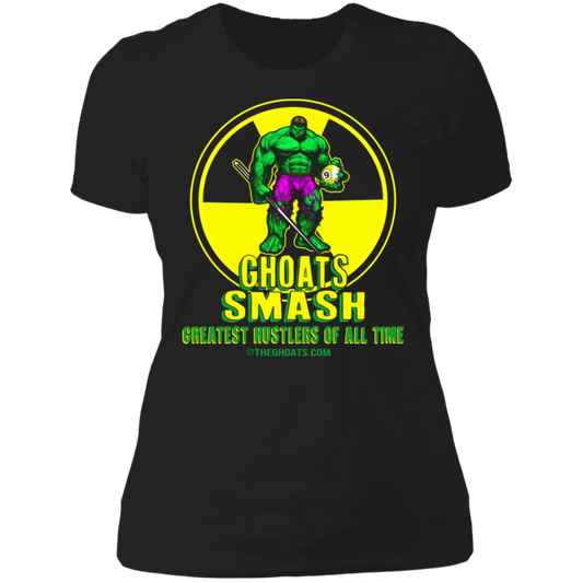 The GHOATS Custom Design. #13. GHOATS SMASH. Ladies' Boyfriend T-Shirt