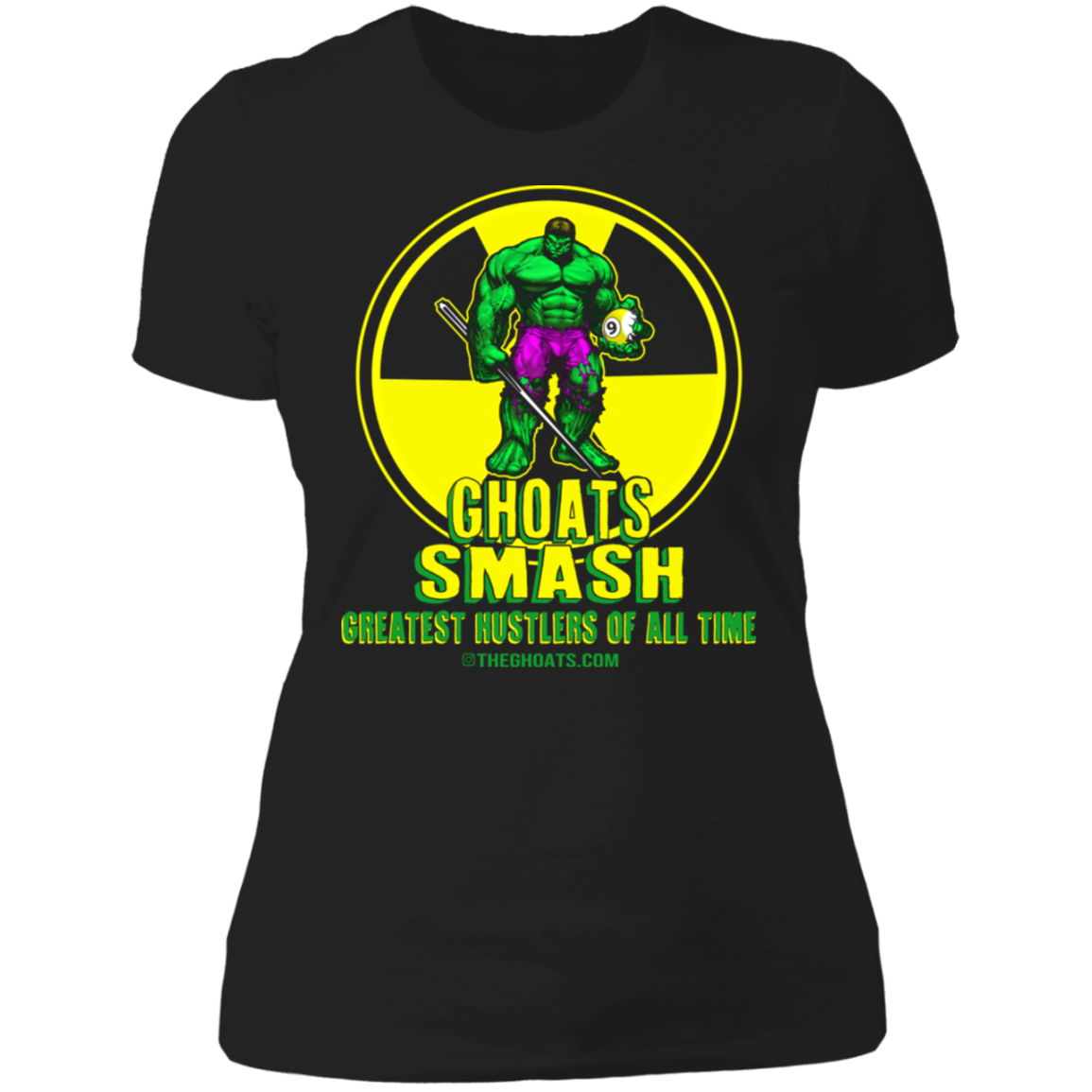 The GHOATS Custom Design. #13. GHOATS SMASH. Ladies' Boyfriend T-Shirt