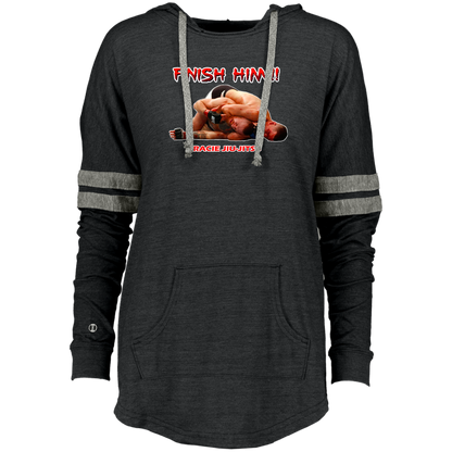 Artichoke Fight Gear Custom Design #8. Finish Him! Ladies Hooded Low Key Pullover