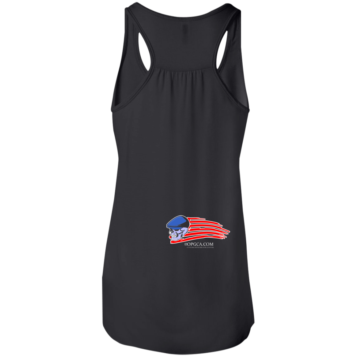 OPG Custom Design #12. Golf America. Male Edition. Flowy Racerback Tank