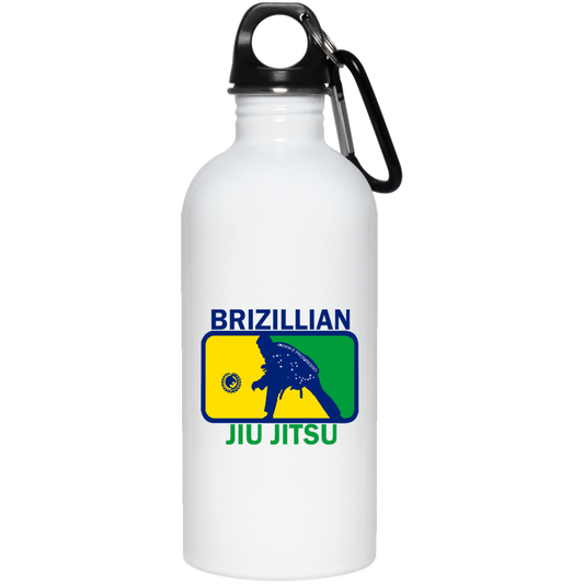 Artichoke Fight Gear Custom Design #5. BJJ MLB Brazil Flag Colors. Parody v2. 20 oz. Stainless Steel Water Bottle