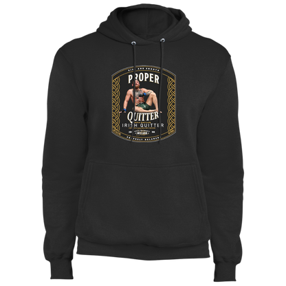 Artichoke Fight Gear Custom Design #15. Proper Quitter. Fleece Pullover Hoodie
