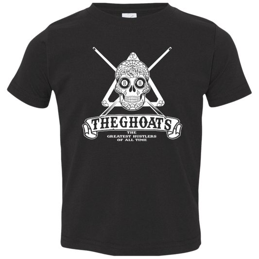 The GHOATS Custom Design #37. Sugar Skull Pool Theme. Toddler Jersey T-Shirt
