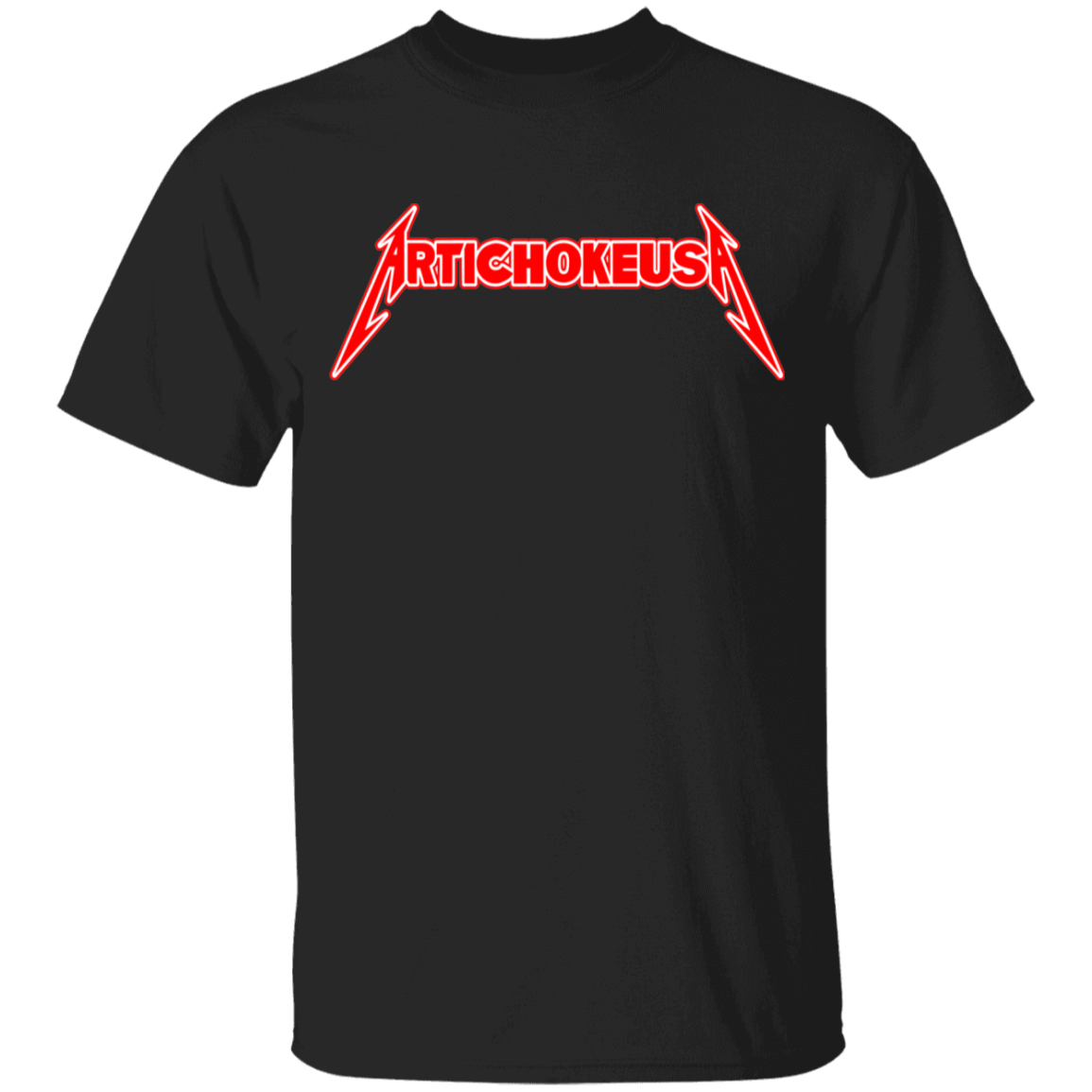 ArtichokeUSA Custom Design. Metallica Style Logo. Let's Make One For Your Project. Youth 5.3 oz 100% Cotton T-Shirt