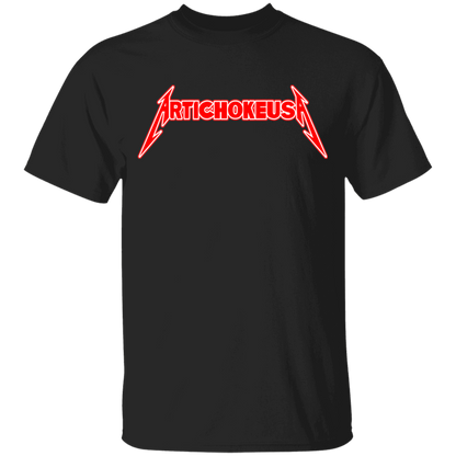 ArtichokeUSA Custom Design. Metallica Style Logo. Let's Make One For Your Project. Youth 5.3 oz 100% Cotton T-Shirt