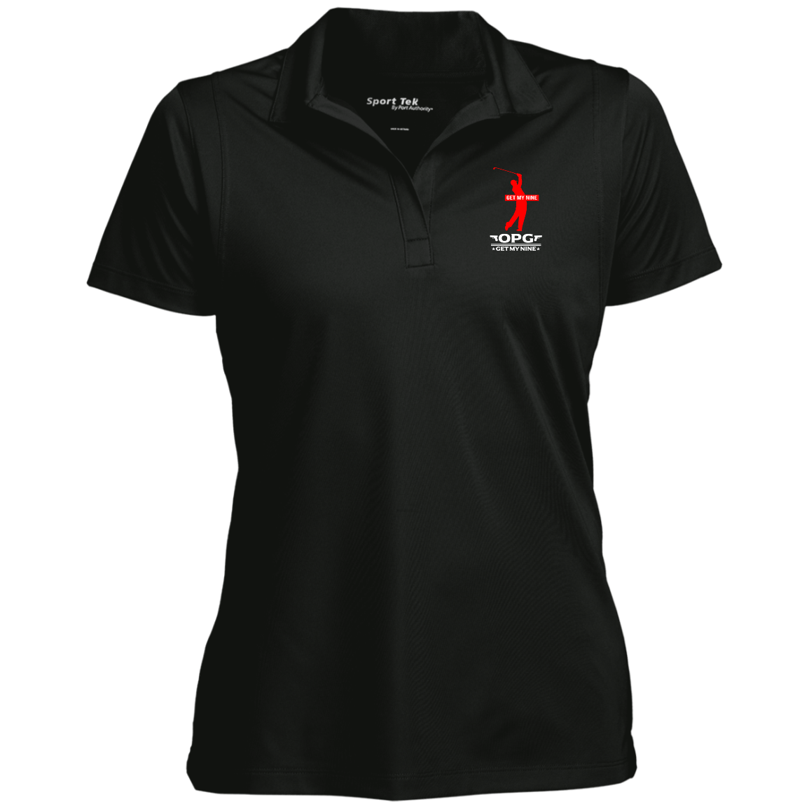 OPG Custom Design #16. Get My Nine.  Male Version. Ladies' Micropique Sport-Wick® Polo