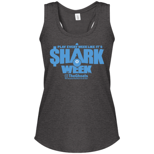 The GHOATS Custom Design. #32. Shark Week. Shark Life. Ladies' Perfect Tri Racerback Tank