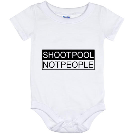 The GHOATS Custom Design. #26 SHOOT POOL NOT PEOPLE. Baby Onesie 12 Month