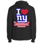 ArtichokeUSA Custom Design. I heart New York Giants. NY Giants Football Fan Art. Core Fleece Pullover Hoodie
