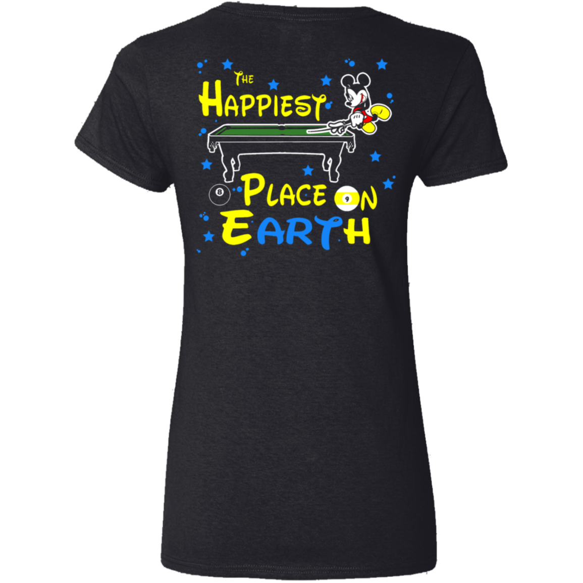 The GHOATS custom design #14. The Happiest Place On Earth. Fan Art. Ladies' Basic V-Neck T-Shirt