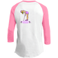 OPG Custom Design #5. Golf Tee-Shirt. Golf Humor. Youth 3/4 Raglan Sleeve Shirt