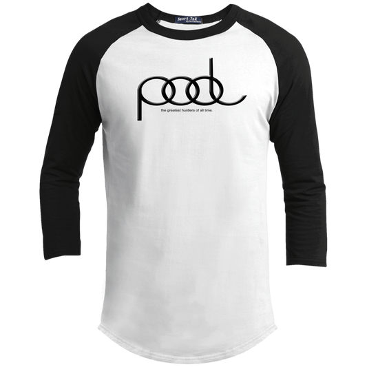 The GHOATS Custom Design. #3 POOL. APA Parody. Youth 3/4 Raglan Sleeve Shirt